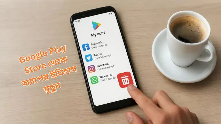 ফোনের অ্যাপ ডিলিট করব কিভাবে