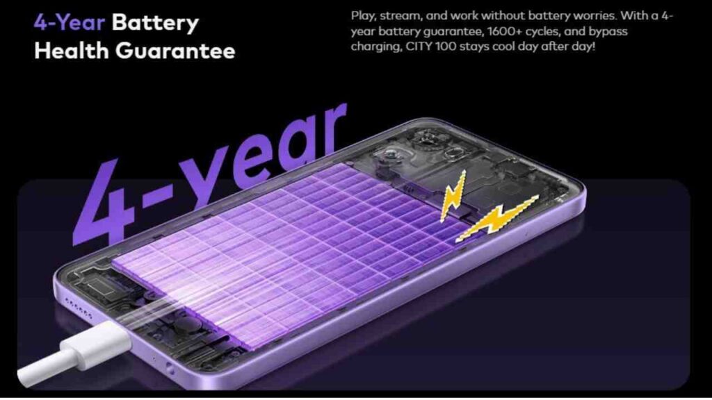 itel city 100 battery