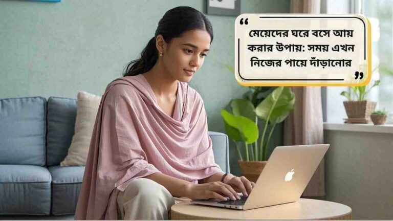 মেয়েদের ঘরে বসে আয় করার উপায়