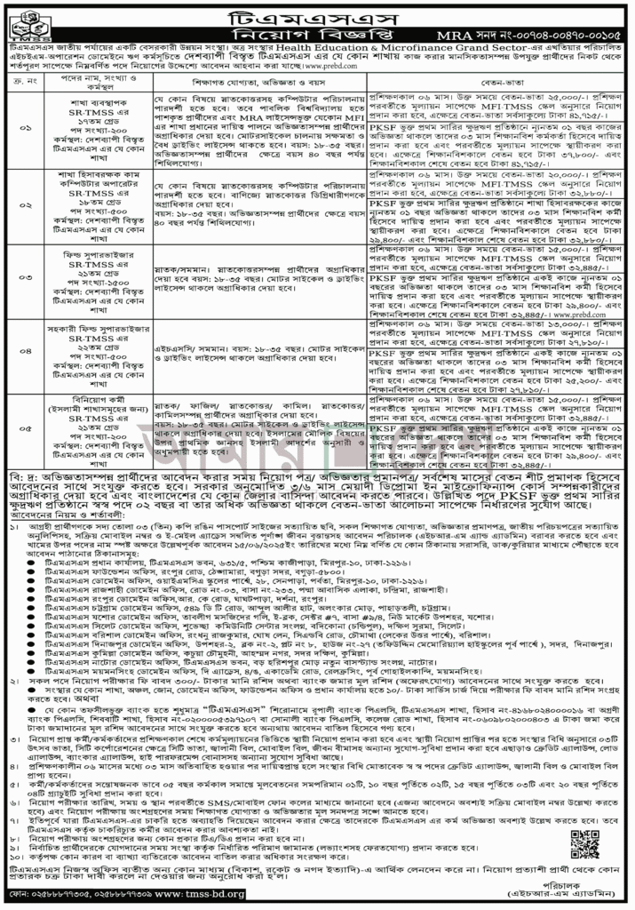 TMSS Job Circular
