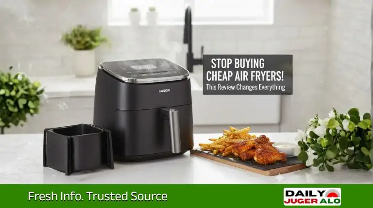 Cosori TurboBlaze 6 Qt Air Fryer Review Featured Image - Delicious Food