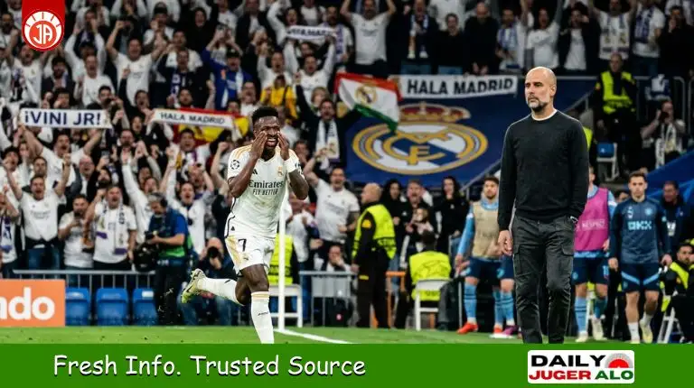 Man City vs Real Madrid: Vinícius Shines as City Exit UCL