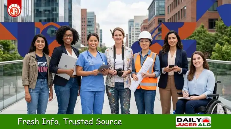 International Women's Day 2026 celebration showing diverse women empowered in their professional fields.