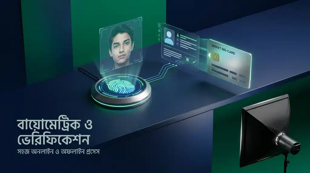 নির্বাচন অফিসে বায়োমেট্রিক প্রদান ও NID Wallet দিয়ে অনলাইন কপি ডাউনলোড করার নিয়ম