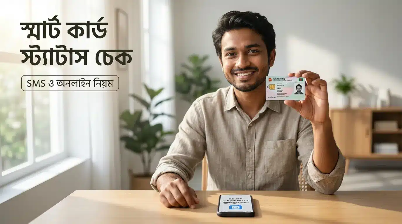 স্মার্ট কার্ড স্ট্যাটাস চেক করার সহজ নিয়ম ও এসএমএস পাঠানোর পদ্ধতি