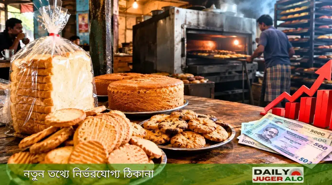 বেকারি পণ্যের দাম ২০ শতাংশ বৃদ্ধি পাউরুটি ও বিস্কুট