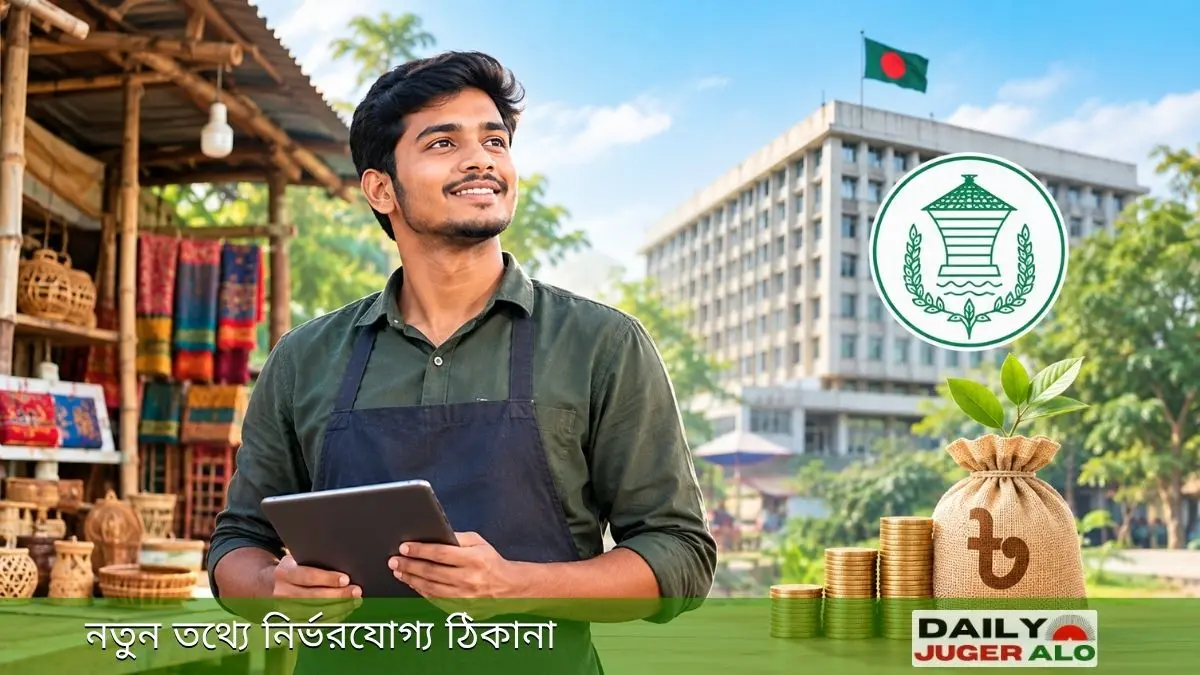 বাংলাদেশি তরুণ উদ্যোক্তা ব্যবসার পরিকল্পনা করছেন, পেছনে ছোট ব্যবসা ও আর্থিক সহায়তার প্রতীক
