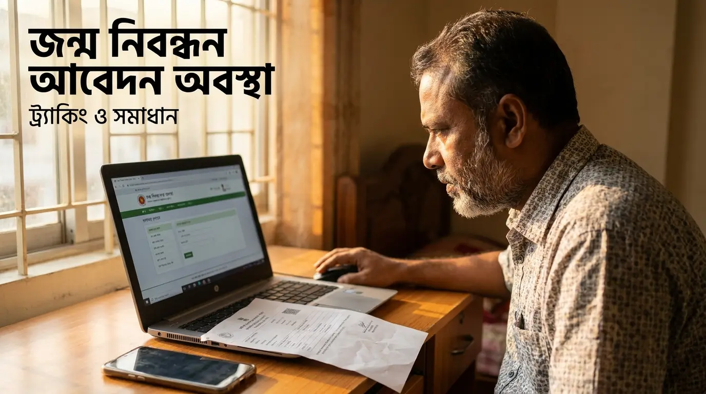 জন্ম নিবন্ধন আবেদন অবস্থা এবং অনলাইন স্ট্যাটাস চেক করার সঠিক নিয়ম