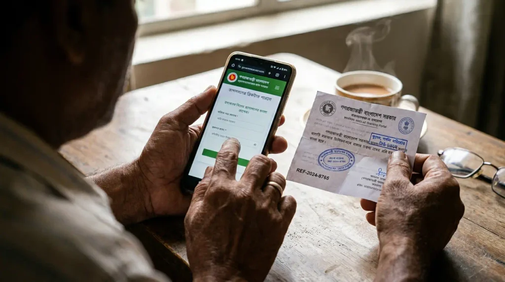 Application ID দিয়ে জন্ম নিবন্ধন আবেদন স্ট্যাটাস চেক করার ধাপসমূহ