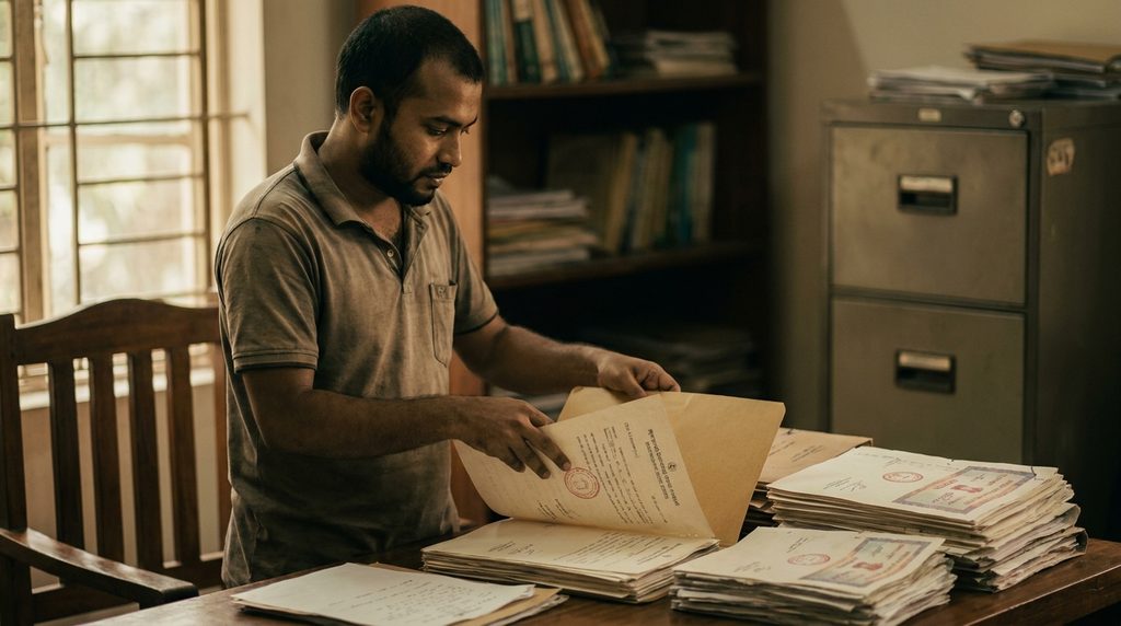 সন্তানের জন্ম নিবন্ধনের জন্য নন জুডিশিয়াল স্ট্যাম্পে হলফনামা ও কাউন্সিলর প্রত্যয়নপত্র