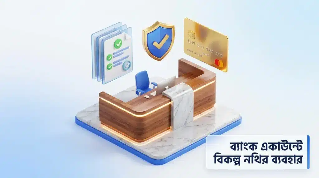 এনআইডি ছাড়া জন্মনিবন্ধন ও অন্যান্য বিকল্প ডকুমেন্ট দিয়ে ব্যাংক একাউন্ট খোলার তালিকা
