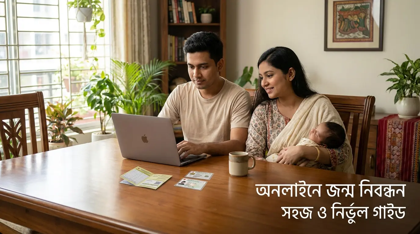 অনলাইনে নতুন জন্ম নিবন্ধন আবেদন করার নিয়ম ও প্রয়োজনীয় কাগজপত্র যাচাই প্রক্রিয়া