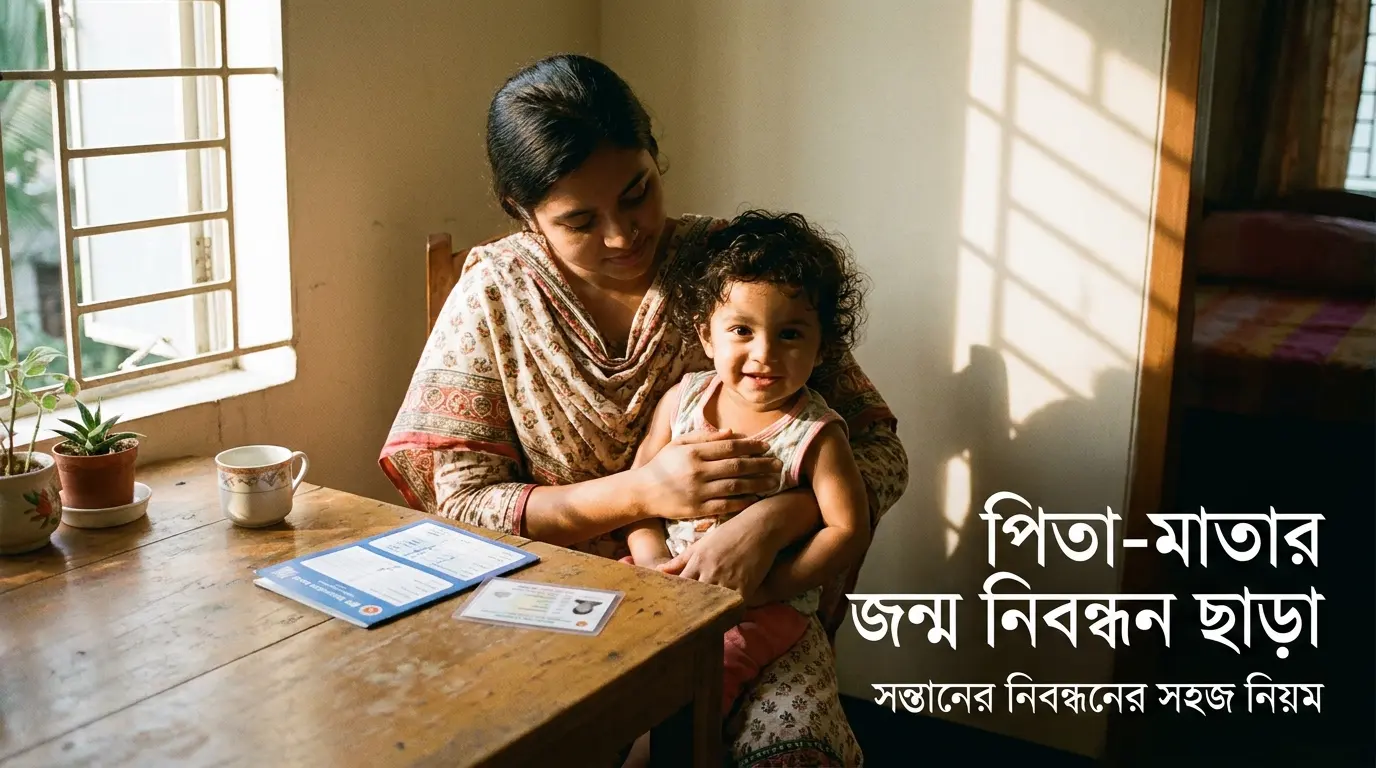 পিতা মাতার জন্ম নিবন্ধন না থাকলে সন্তানের জন্ম নিবন্ধন আবেদন করার নিয়ম ও সমাধান
