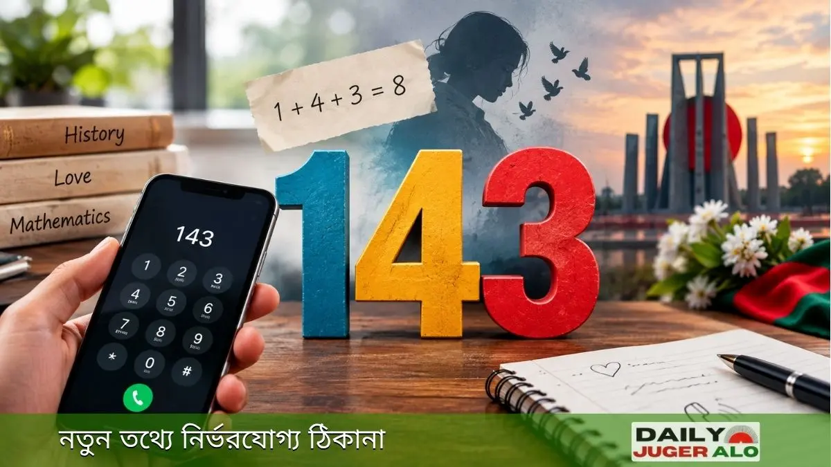 ১৪৩ মানে কি—তিনটি সংখ্যার পেছনে থাকা গোপন অর্থ ও প্রচলিত ব্যবহারের প্রতীকী চিত্র।