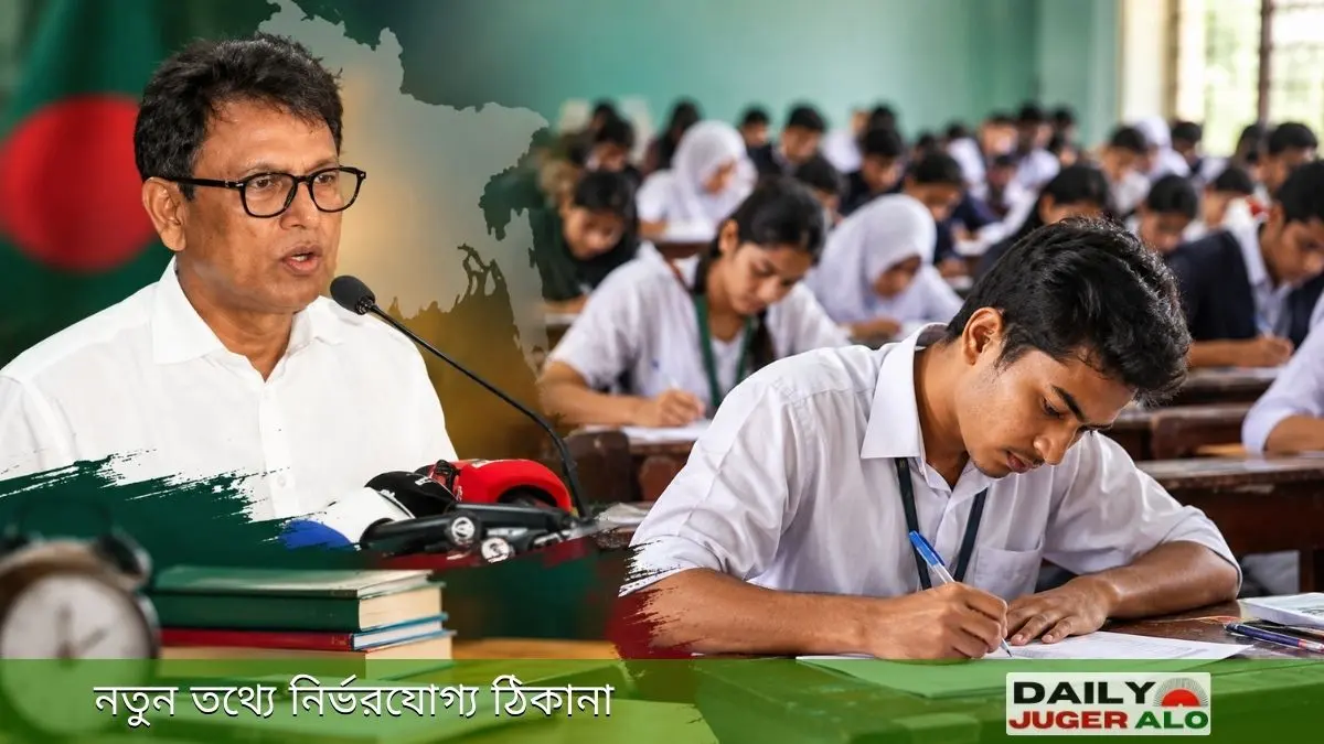 এসএসসিতে দুই বিষয়ে ফেল করা বাংলাদেশি শিক্ষার্থী, ১৫ দিনের ক্যালেন্ডার ও পুনঃপরীক্ষার প্রস্তুতির দৃশ্য।