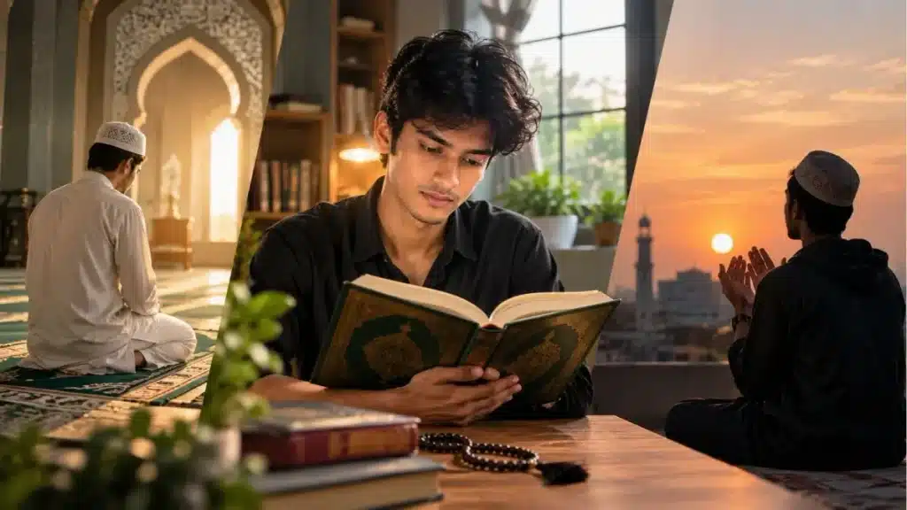 কবরের আজাব থেকে মুক্তির আশায় নামাজ, কুরআন তিলাওয়াত ও তওবার মাধ্যমে আখিরাতের প্রস্তুতি।