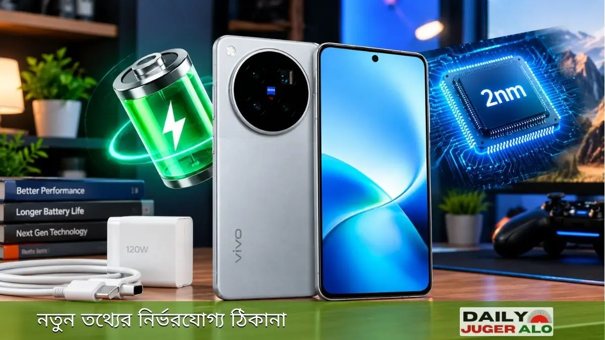 vivo X500 Pro Max review: ৭,৮০০mAh ব্যাটারি, ২ ন্যানোমিটার চিপ, দ্রুত চার্জিং প্রযুক্তি ও প্রিমিয়াম ডিজাইনের স্মার্টফোন।